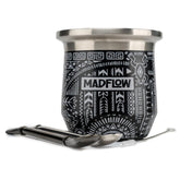 MADFLOW mate cup front view showing sleek calabash-inspired design and durable finish