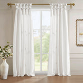 Madison Park front panel showing full-length refined drape and privacy