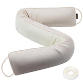 MAGZO front view of 36-inch white draft stopper showing full-length seal and neat fit