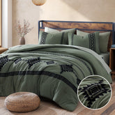 MaiRêve comforter front view showing olive color and cozy look