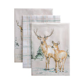 Maison d' Hermine front packaging showing set of three towels and design benefit