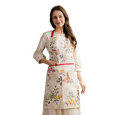 Maison d' Hermine front view of apron showing full coverage and design benefit