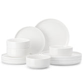 MALACASA front packaging showing Luna white set, highlights complete four-person service