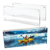 Mammoth front view showing frameless 4x10 display and clear presentation benefit
