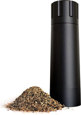 MANNKITCHEN Pepper Cannon front view showing compact design and fast grinding benefit