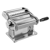 MARCATO Atlas 150 front view showing chrome body and hand crank for durable operation