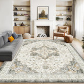 Marsail front view showing vintage floral pattern and brown tones for easy styling