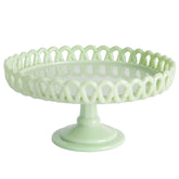 Martha Stewart Highbrook front view showing pale green jadeite and presentation benefit