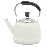 Martha Stewart Kingstree front view showing linen white finish and elegant shape for stylish serving