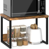 MARTY front view of assembled shelf showing stable storage benefit