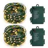 MASHANG front view of two-pack string lights for easy decoration