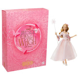 Mattel Glinda front packaging showcasing collectible bubble and foil finish