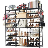 Mavivegue front view of assembled rack showing large capacity and tidy storage