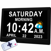 MAXCULUX front display with large numbers improves readability for seniors