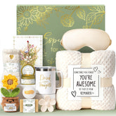 MAYICIVO front gift box showing elegant sunflower design and ready-to-gift presentation