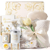 MAYICIVO front packaging showcasing elegant gold-foil lid and gift box — presents thoughtful protection
