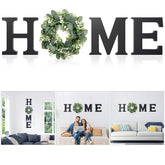 MAYICIVO front view of HOME sign showing welcome appeal