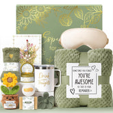 MAYICIVO gift box front view showing elegant sunflower design and ready-to-gift presentation