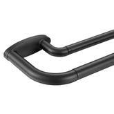 Mayrhyme front view of rod packaging showing matte black finish and secure design