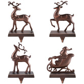 MCEAST front view showing Santa and reindeer holders, decorative and sturdy