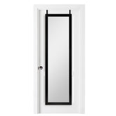 MCS mirror front view in black frame showing sleek profile and clear reflection