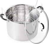McSunley Prep•N•Cook front view showing polished stainless exterior and capacity benefit