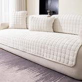 MDSASFD front view of beige white cover showing full sofa protection and refreshed look