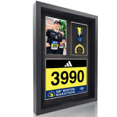 MedalAwardsRack front view showing medal bib and photo with clean presentation benefit