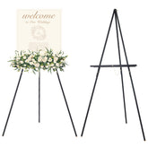 MEEDEN black easel front view showing elegant display and professional presentation