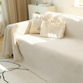 MEETSKY front view on beige sofa showing full coverage and protection