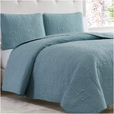 Mellanni coverlet front view showing full spread and tidy look