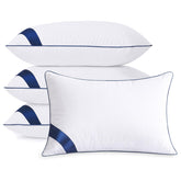 Meoflaw queen pillows front packaging showing neat hotel-style set and comfort