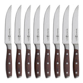 Messermeister front packaging showing set and brand, highlights durability