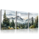 MHARTK66 three-panel full view showing balanced modern focal point