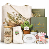 MHSMHL premium gift box front view showing curated reading items and ready-to-gift appeal