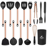 MIBOTE front packaging showing full coffee-colored 18-piece set and organized layout