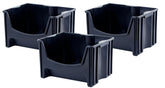 Mighty Tuff front view showing black jumbo bin and wide opening for easy access