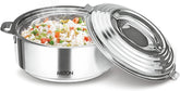 MILTON front view of Galaxia 2500 showing sleek silver finish and capacity benefit