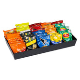 Mind Reader front view of snack tray showing organized display and easy access