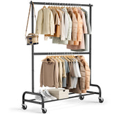 MISSLO front view fully assembled showing sturdy frame and organized storage benefit