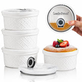 MISSYSSIM front view of four lidded ramekins showing convenience