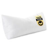 MIULEE front view of 14x36 pillow insert showing plush profile and neat edges