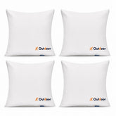 MIULEE front view of four printed outdoor pillows showing pattern and curb appeal