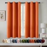 MIULEE front view of orange panels showing full product and color benefit