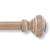 MODE front packaging showing farmhouse curtain rod and contents, showcasing ease
