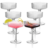 Montex front packaging showing set of six elegant coupes and protection