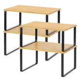 MOOACE front view of four-piece organizer set shows neat storage benefit
