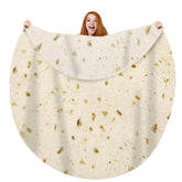 moonysweet tortilla blanket front view showing realistic print and cozy appearance