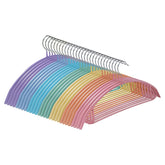 MOPALL front packaging showing 28 colorful hangers and easy organization benefit