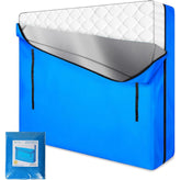 MorTime king mattress bag front view showing full coverage and double zipper for protection